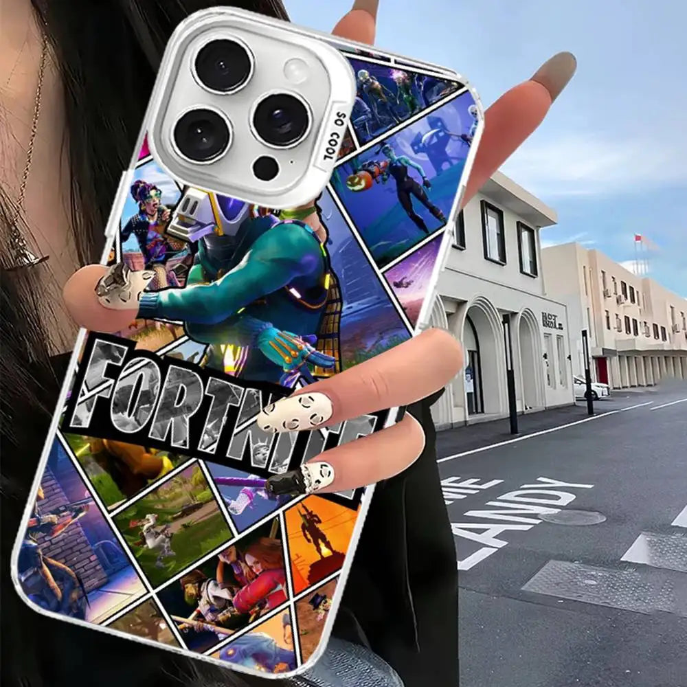 Classic Game Hot Fortnites Phone Case for Xiaomi Redmi Note 7 8 9 9S 10 11 12 13 14 15 Pro Plus 4G 5G Anti Fall Matte Back Cover