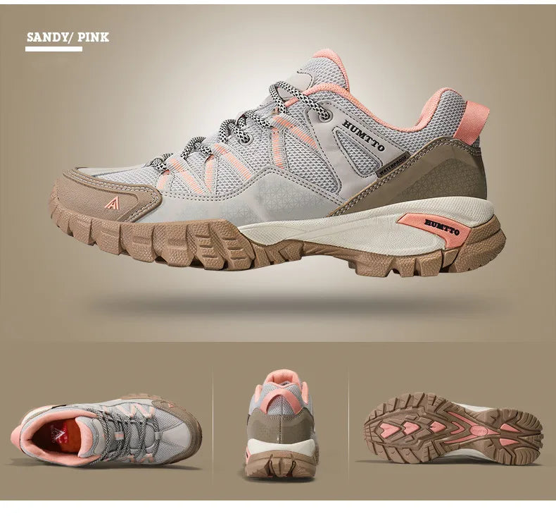 HUMTTO planinarske cipele za žene, otporne na habanje, ženske sportske cipele za vanjske aktivnosti, tenisice na vezanje za penjanje i trekking, model 110609B