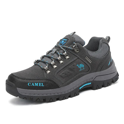 Classic Black Men's Hiking Shoes Outdoor Low Climbing Walking Shoes For Men Trekking Sneakers Non-Slip Mountaineering Shoes Man