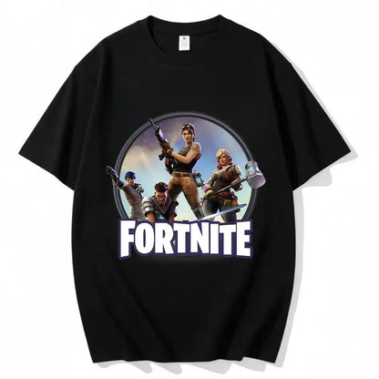 Fortnite majica s okruglim izrezom, uniseks za odrasle, gaming plesna moda, nova, od čistog pamuka, kratkih rukava, savršena za ležerno nošenje i odmor