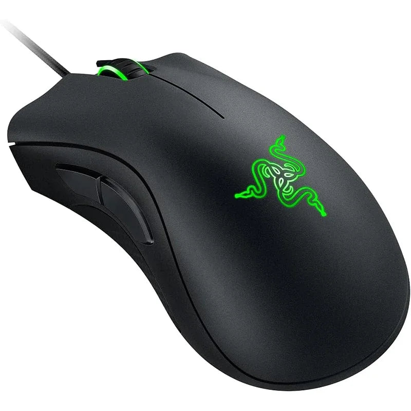 Originálna káblová herná myš Razer s optickým senzorom 6400 DPI pre notebook, optická myš s rýchlou odozvou