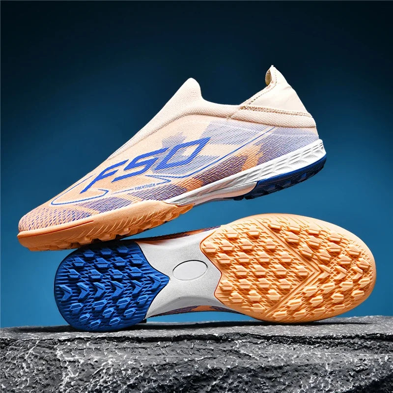 New Men's Soccer Shoes Grass Adult Non-Slip Football Boots Ultralight Sport Indoor Cleats Non Slip Fg Turf Futsal Comfortable