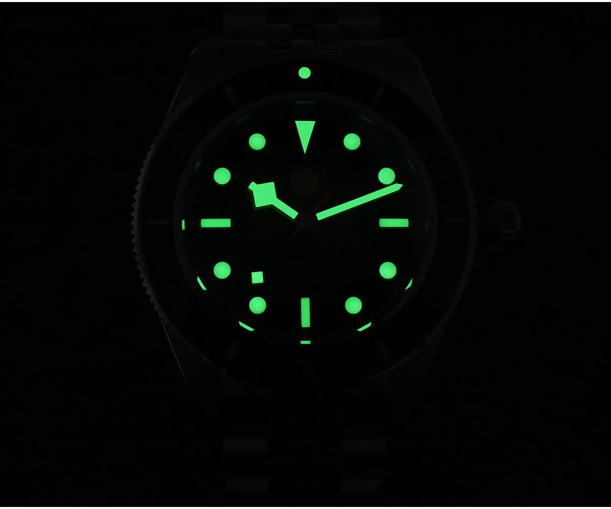 San Martin New 40mm BB Diver Watch Top Brand Classic Mens Watches NH35 Automatic Mechanical Sapphire Waterproof Reloj SN0128