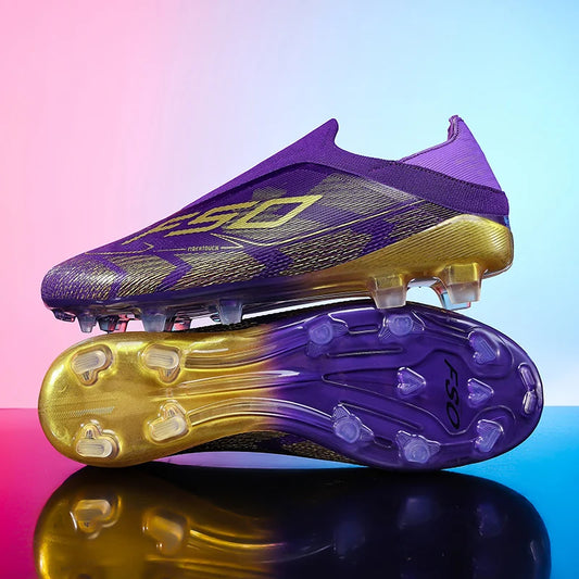 New Men's Football Boots, Non-Slip Boys' Soccer Shoes, Grass Cleats, High-Quality Match Sneakers, Hot-Selling Outdoor High-Top Light Boots