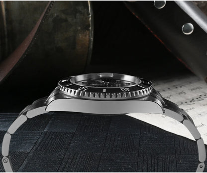 San Martin New 40mm Water Ghost Diver Watch Men Luxury NH35 PT5000 Automatic Mechanical Watch Sapphire Waterproof 200m SN0017