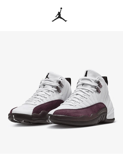 Nike Genuine Air Jordan 12 Unisex Mid-Top Casual Shoes DV6989-100