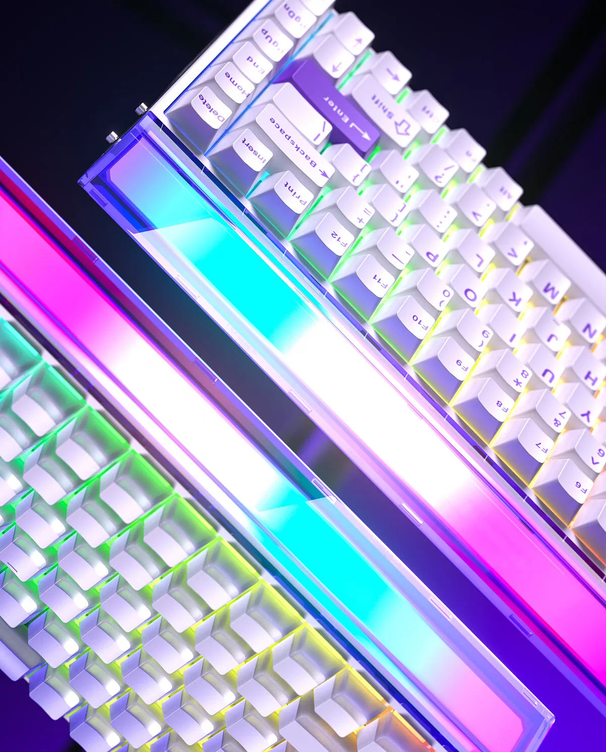 New AULA HERO 84HE 8K INSTOCK Magnetic Switch Gaming Keyboard E-sport Custom RGB Mechanical Keyboard Ergonomics Game Accessories