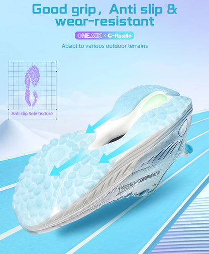 ONEMIX Sapatilhas de Running Casuais Respiráveis de Verão, Sapatilhas de Jogging Leves para Homem e Mulher, Calçado de Ginásio e Outdoor com Amortecimento para Desporto