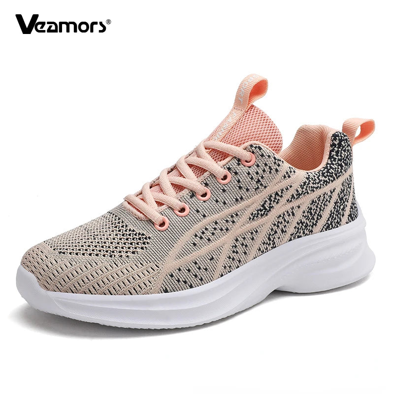 Zapatillas de running para mujer, zapatillas deportivas informales transpirables, ligeras, para gimnasio y deporte al aire libre, cómodas