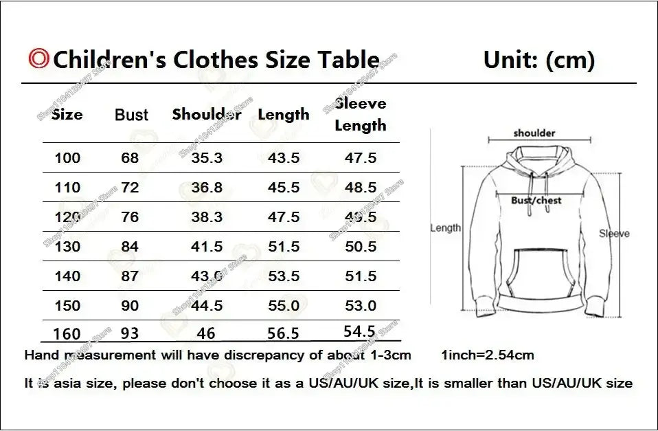 Boys and Girls Hoodies Fortnite Children's Pullover 3D Printed Hoodies Battle Royale Men's Hoodies Autumn Fashion Kids Clothing