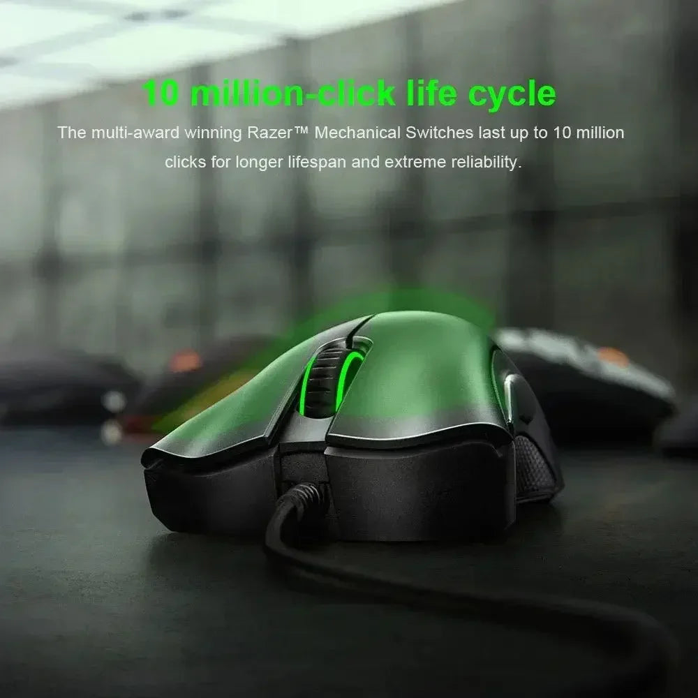 Razer NEW YEAR GIFT Thunder Snake Viper Mini Computer Esports Cable Gaming Mouse Laptop RGB Light, Small Hand Mouse