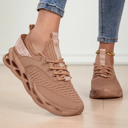 Zapatillas deportivas de moda para mujer, zapatillas con plataforma, zapatos planos de primavera-invierno, zapatillas de running para mujer, tallas grandes, 43