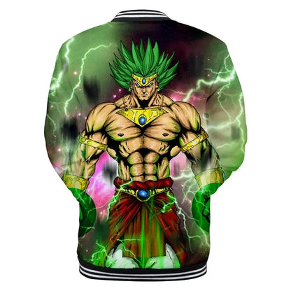 Dragon Ball Goku Kanji Symbol Men Zipper Hoodie Cartoon Japan Anime Women Sweatshirt 2025 New Fashion Children Jackets Coat, produit gaming premium Fraquane
