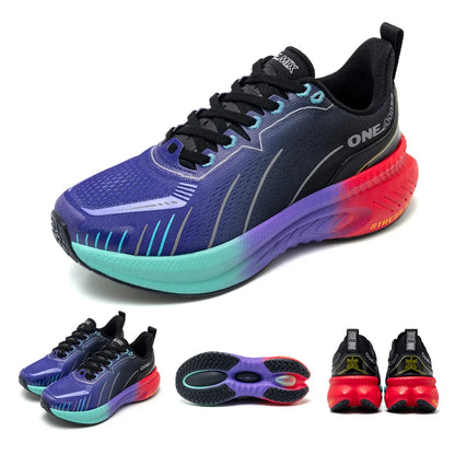 ONEMIX: nuevas zapatillas de running con amortiguación para hombre, adecuadas para corredores intensivos; zapatillas deportivas con cordones para mujer; zapatillas deportivas antideslizantes para hombre, para uso al aire libre.