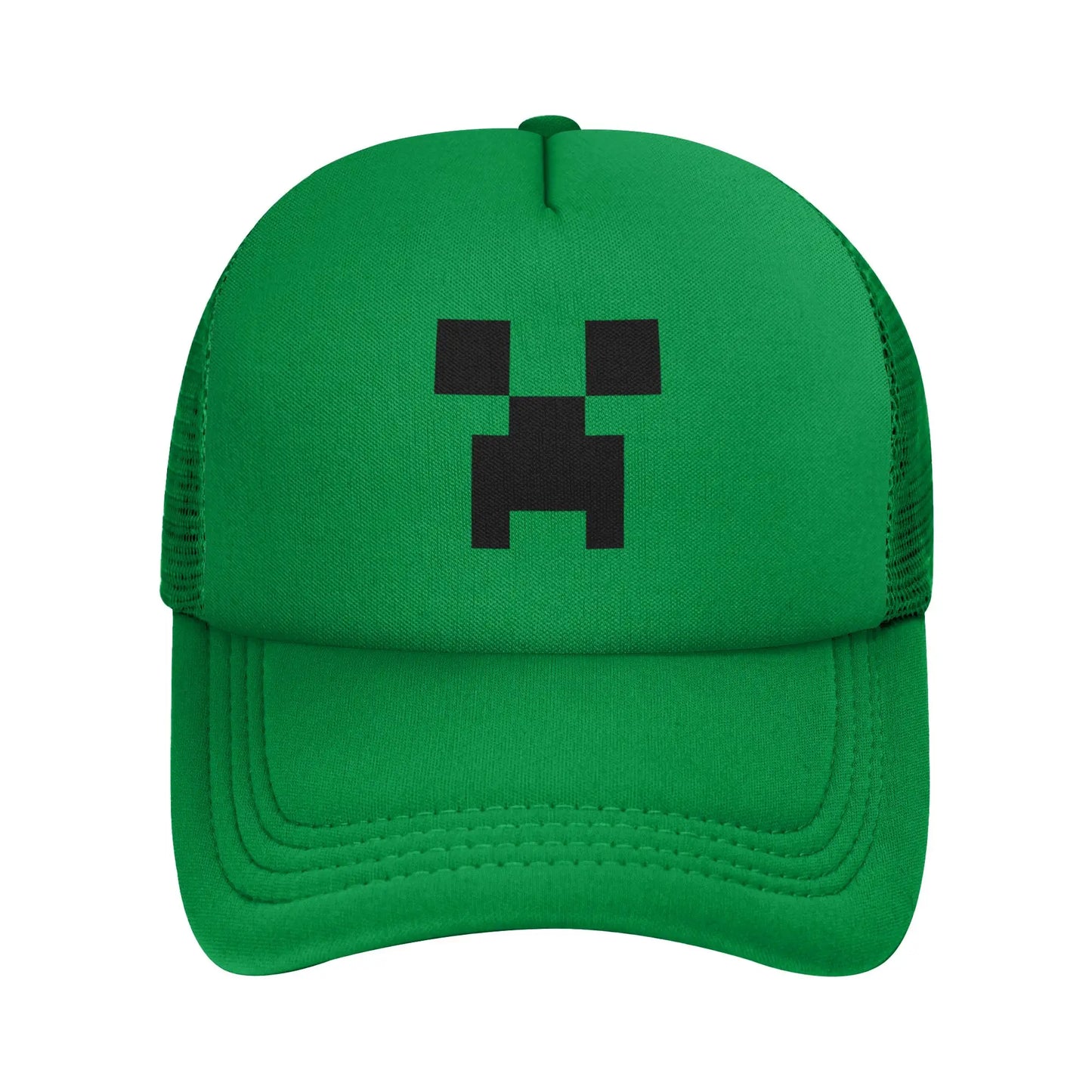 Unisex Creepers mob sticker Trucker Cap Mesh Baseball Cap Snapback Caps Hats Sun Hats Breathable Golf Hats Summer