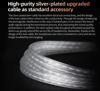 KZ Decet 5DD HiFi Wired In-Ear Earphones – Premium Dynamic Driver Earbuds with Detachable 2PIN Cable & Microphone