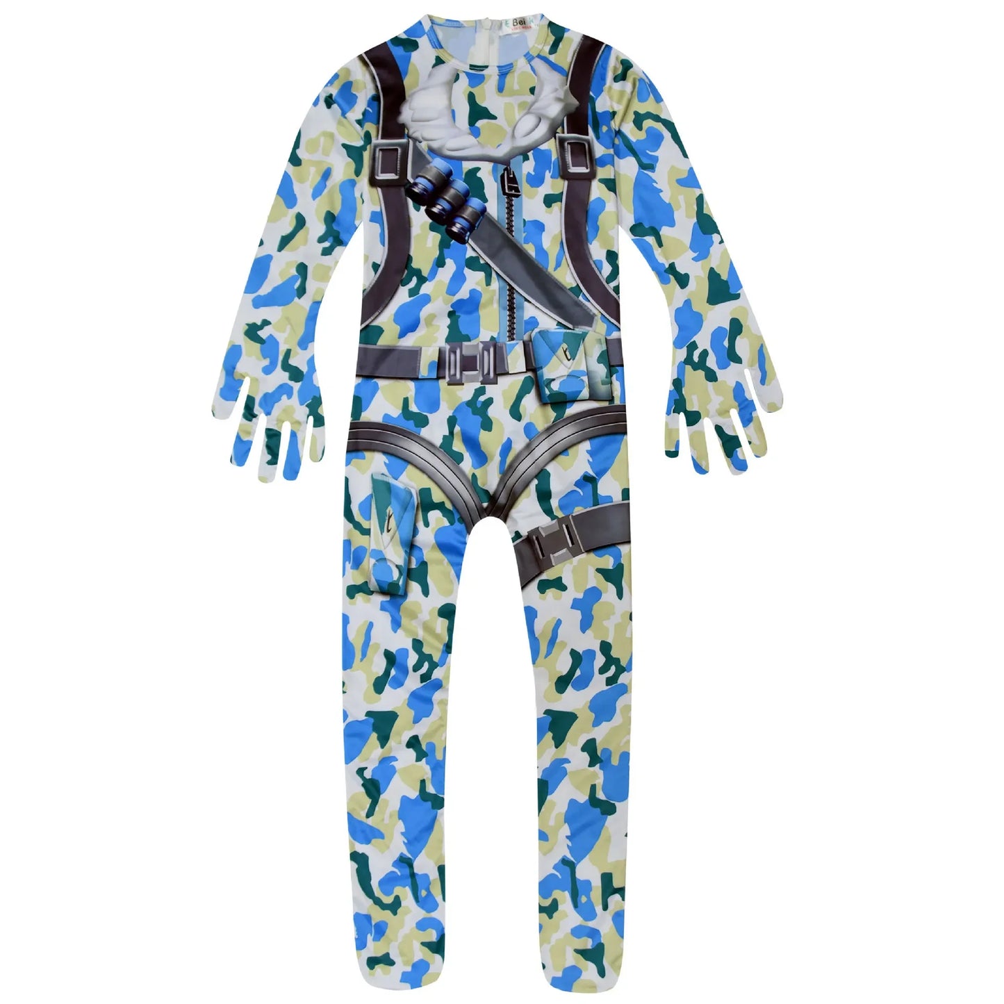 ❤★❤DJ guerrilla warfare Costumes Jumpsuits Kids Clown Cosplay Clothes Halloween Christmas Costume Party Game Cos Fortnites Co★♥★