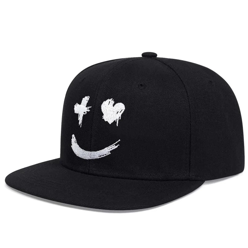 Hip-Hop-Herrenkappen – Personalisierte, bestickte Baseballkappe – Verstellbare Snapback-Kappe aus Baumwolle – Sonnenkappe für Frühling und Sommer – Freizeitkappen