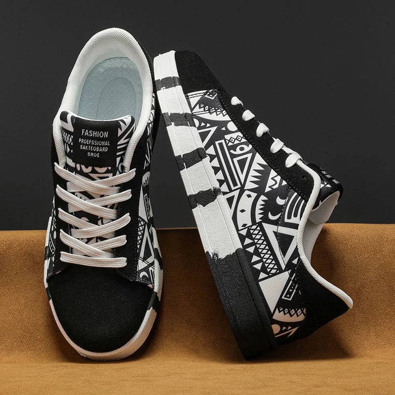 YRZL Παπούτσια Skateboard Ανδρικά Canvas Sneakers Casual Αναπνέοντα Παπούτσια Περπατήματος Ελαφριά Επίπεδα Παπούτσια για Άνδρες Street Trend Αθλητικό Παπούτσι