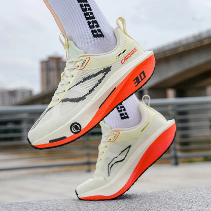 Running Shoes Carbon Board Marathon Men Sports Speciality Breathable Lightweight Women's Comfortable Athletic Outdoor Sneakers