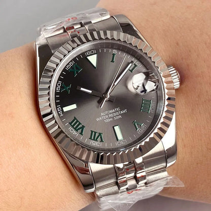 Tandorio For Wimbledon Style Dial 36mm/39mm Sapphire Glass 100m Waterproof Roman Numerals Men Watches  For Japan NH35A