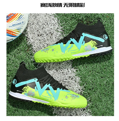 Scarpe da calcio TF da uomo, professionali e confortevoli, di alta qualità, scarpe da calcetto da uomo per adulti, casual e ultraleggere