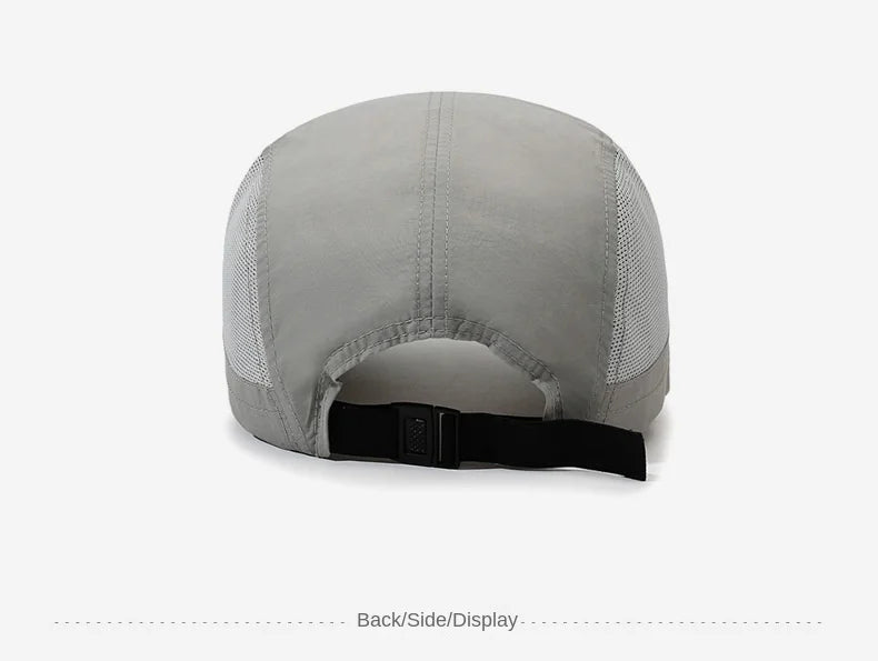 Men Women Quick Dry Baseball Cap Breathable UV Protection Mesh Sun Hat Adjustable Outdoor Sport Caps for Hiking Camping Fishing