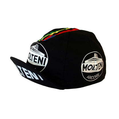 Retro Team Molteni Radmütze – atmungsaktiv, Sonnenschutz, Outdoor-Sportmütze, Unisex