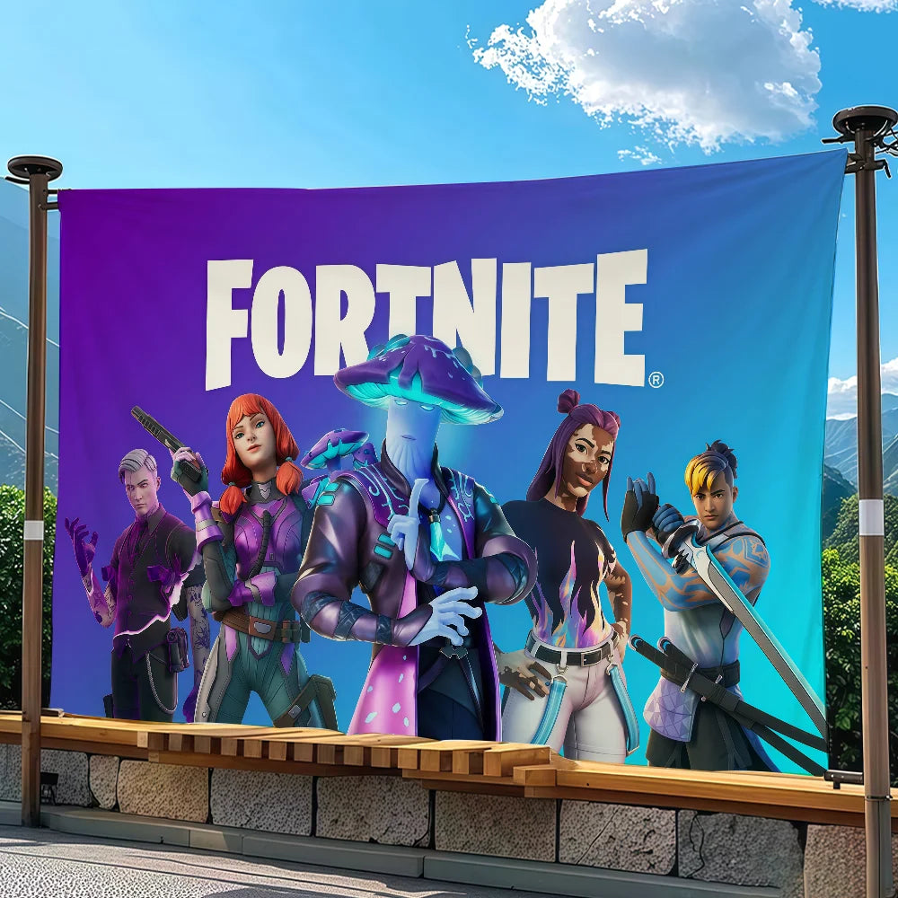 Adventure game F-FORTNITE flag Suitable For Party Club Outdoor Interior Wall Art Decoration Banner Gift