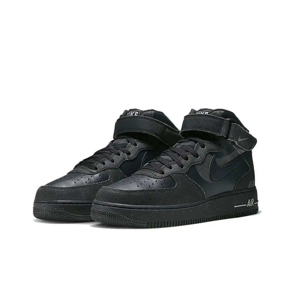 Nike Air Force 1 Mid unisex sneakers – Enkelondersteuning, klassiek dempend comfort en duurzaam voor de hele dag DQ7666-001
