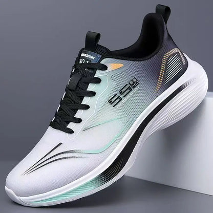Breathable Mesh Men's Lightweight Casual Sneakers Non-Slip Soft Sole Running Shoes for Spring and Summer