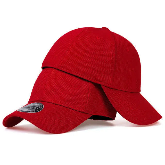 Not Adjustable Back Closed Snapback Caps Men Quality Hip Hop Fitted Hats Adult Solid Color Baseball Hats 57-58cm for Small Face
