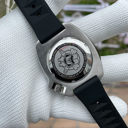 SD1970 STEELDIVE Brand 44MM Sapphire Glass with Transparent AR Coating Cermaic Bezel NH35 Movement Automatic Dive Watch Turtle