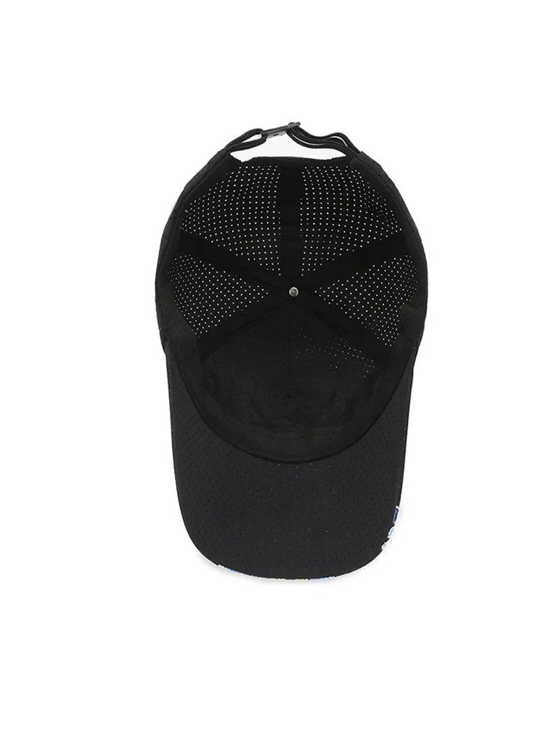 Spring/Summer Quick Drying Baseball Cap Men's And Women's Outdoor Beach Camping Sun Hat Printed Chinese Style Flower Sun HatB149