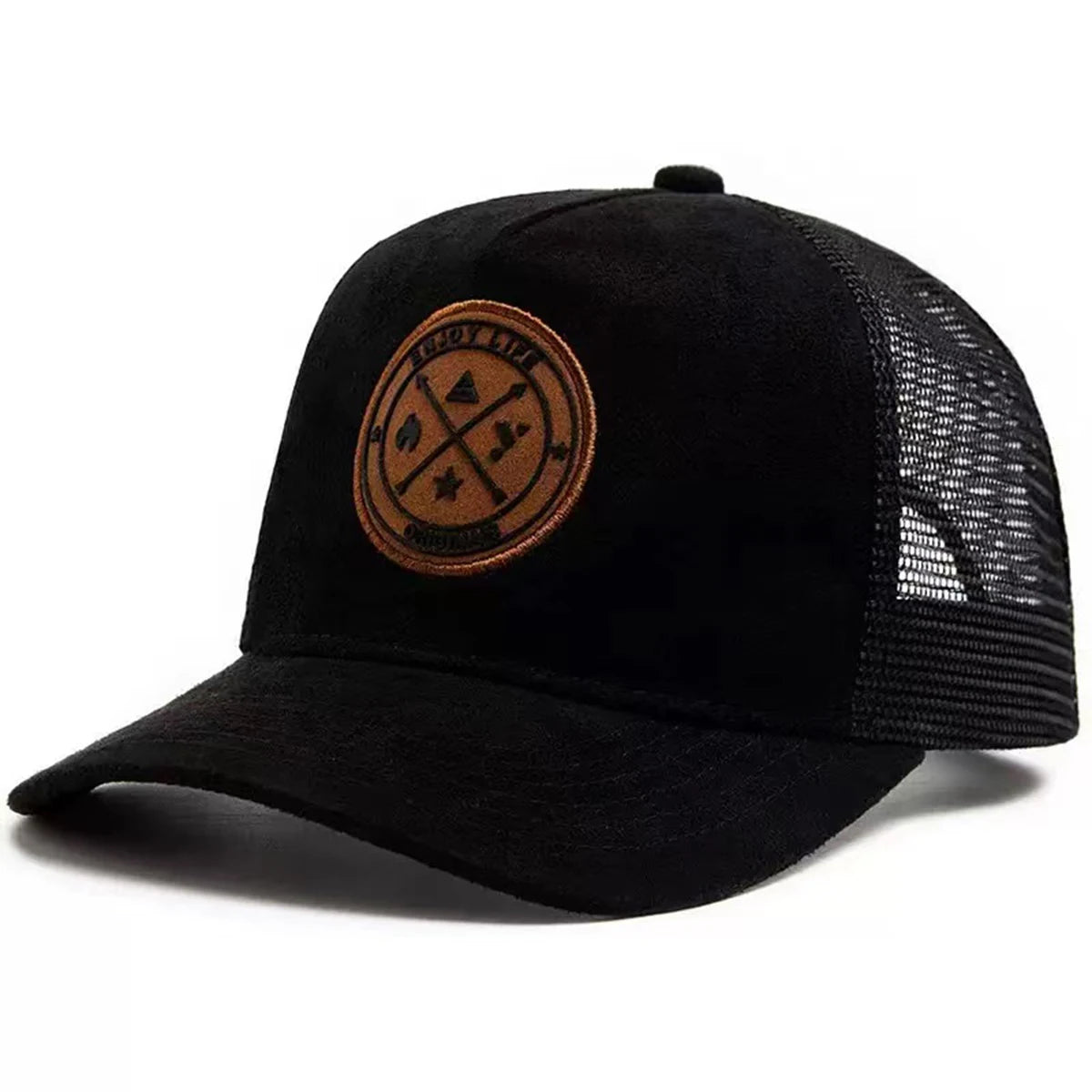 Unisex ENJOY LIFE Label Baseball Net Caps Spring and Summer Outdoor Adjustable Casual Hats Sunscreen Hat Sports Cap