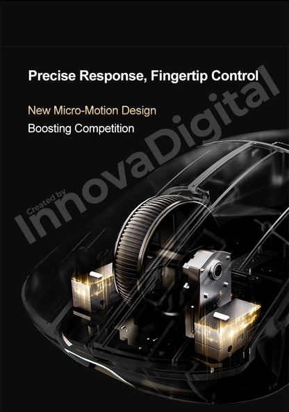 ATK Dragonfly A9 Ultimate Ασύρματο Gaming Mouse A9 Air PAW3950 Εξαιρετικά Ελαφρύ Εργονομικό Ποντίκι E-sports για Gamer FPS CSGO A9 Ultra
