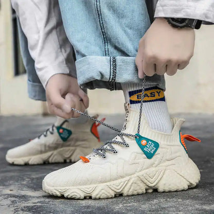 Natural Leather Key Height Summer Sneakers For Skateboarding Athletic Shoes For Men Grey Boots Sport Running Shoes