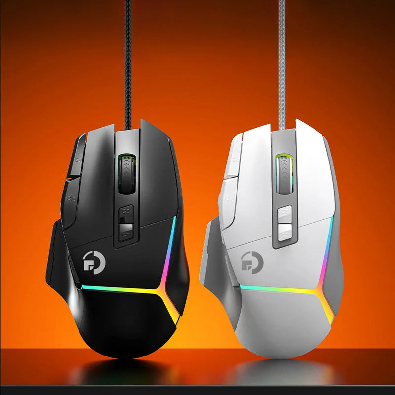 Wireless Gaming Mouse Ergonomics USB Rechargeable Bluetooth Mice Optical Sensor Programming Gaming Mice with Wired For Windows