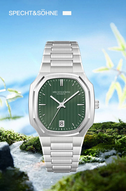 2026 New Luxury Specht & Söhne Watch 37MM Automatic Watches For Men 8215 Movt Sapphire Crystal Stainless Steel 50M Waterproof