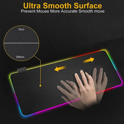 RGB Apex Legends Keyboard Mousepad Computer Gaming Cool Mouse Pad Speed Large Accessories Mouse Mats Office Desk Protector Mat