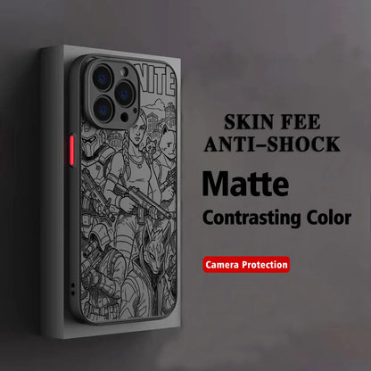 Hot Game F-Fortnites Phone Case For Xiaomi Redmi Note 14 13 12 12S 11 11S 10 10S 9T 9S 8 7 Pro Plus 4G 5G Matte Clear Back Cover