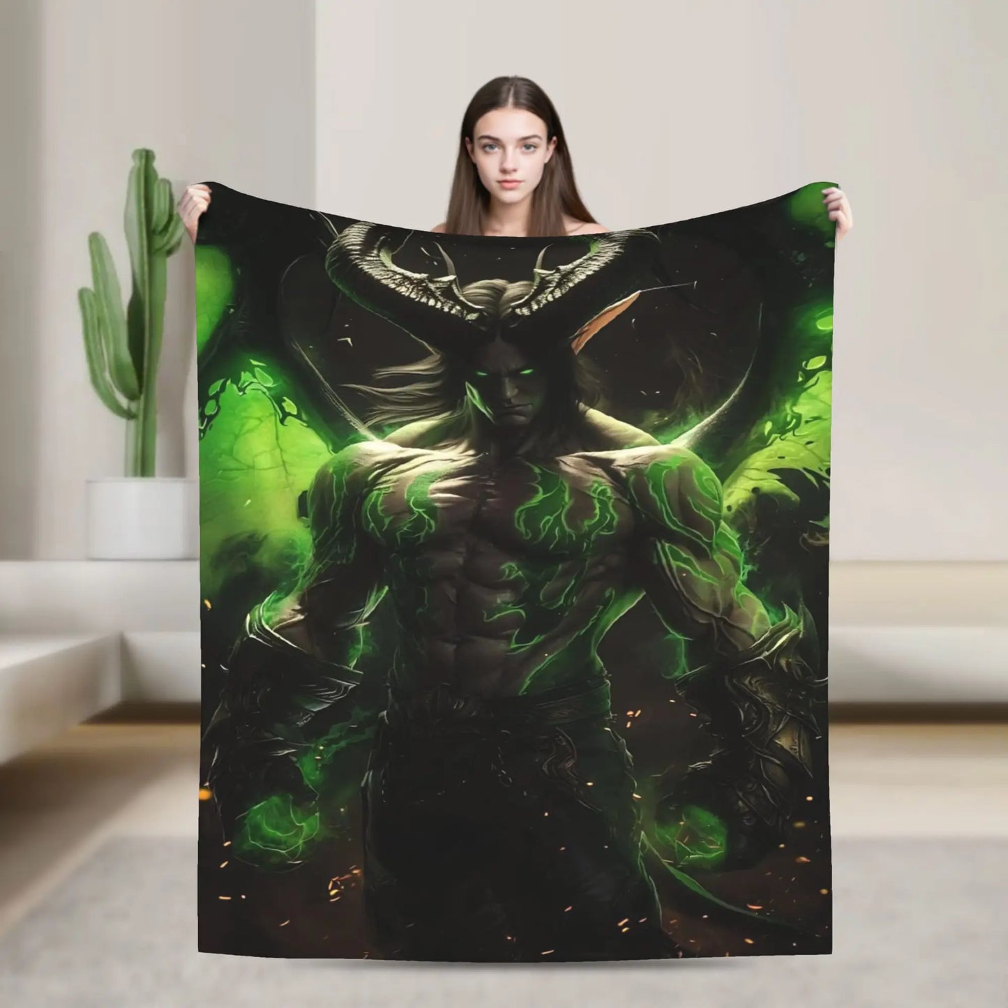 WOW World of Warcraft deke, kvalitetni mekani prekrivači za posteljinu, zimski dječji pokrivač za spavaću sobu, originalni prekrivač za krevet