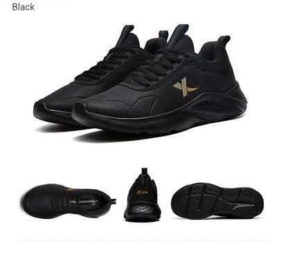 Xtep men's running shoes, lightweight surface training, comfortable breathable jogging stability outdoor shoes, model 879419110032