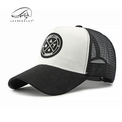 Korean Version Mesh Baseball Cap Men Women Summer Spring Sunscreen Shade Sun Hat Casual Versatile Hard Top Women Suncap Male