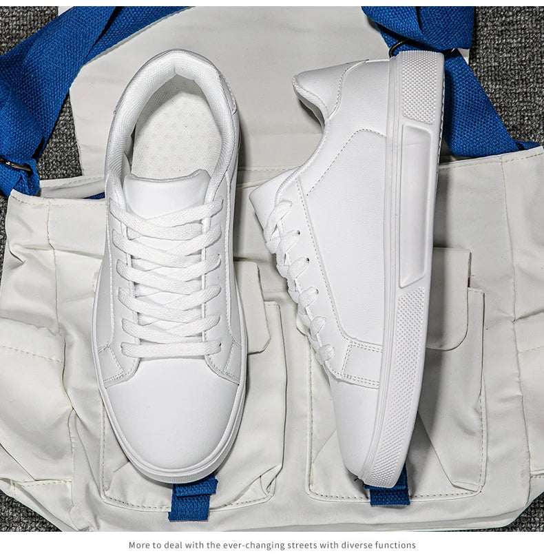 PU Leather Men Shoes Sneakers Trend Casual Shoes Leisure Male Sneakers Footwear Men Vulcanized Shoes Couple Shoes Women Shoes