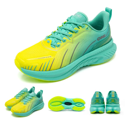 ONEMIX Scarpe da corsa da strada bianche da uomo Scarpe sportive da esterno con cuscinetto d'aria Scarpe da ginnastica da uomo Scarpe da jogging estive Calzature da donna