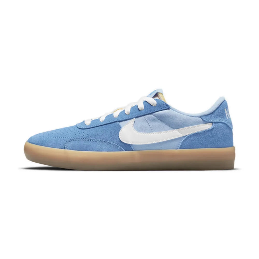 Nike Heritage Vulc SB Comfortable, slip-resistant, durable, lightweight Low-top skate shoes Unisex Off-white and blue CD5010-105