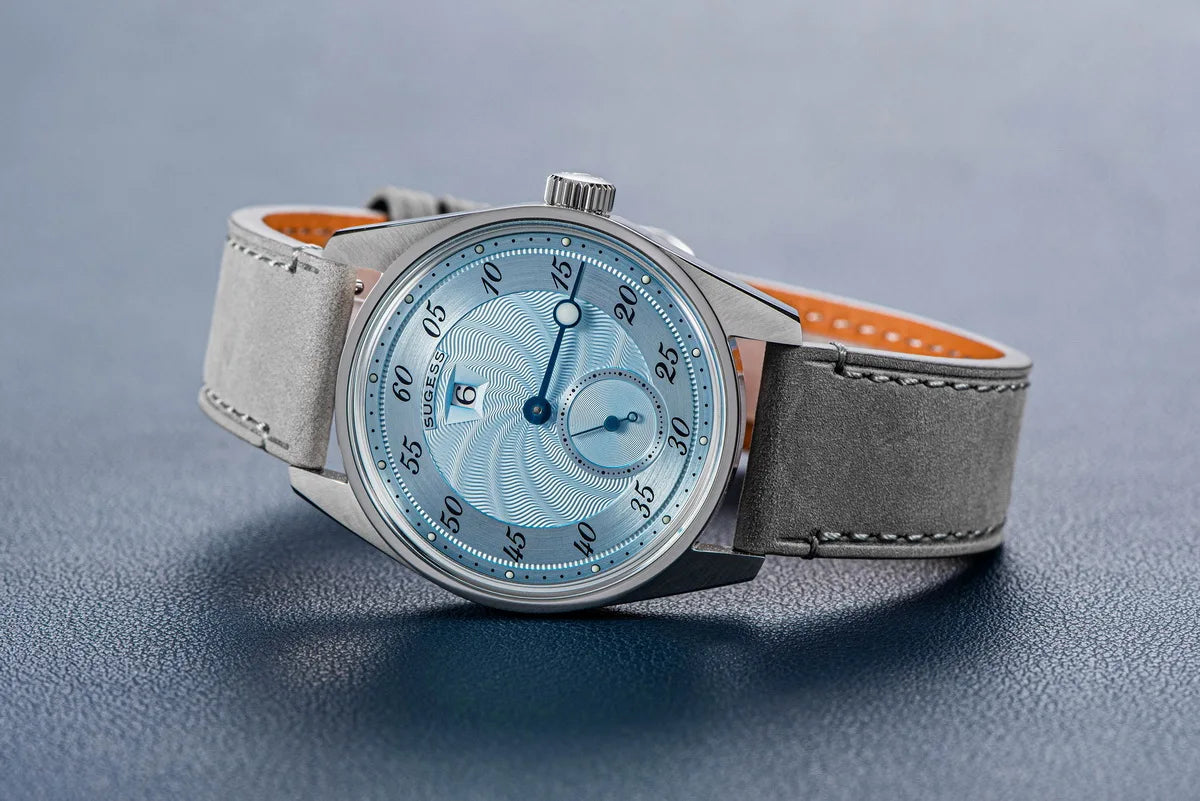 Sugess Mens Watch Automatic ST1721 Movement Aventurine Mechanical Wristwatches Hardlex Glass Fashion Simple Business Clock S451