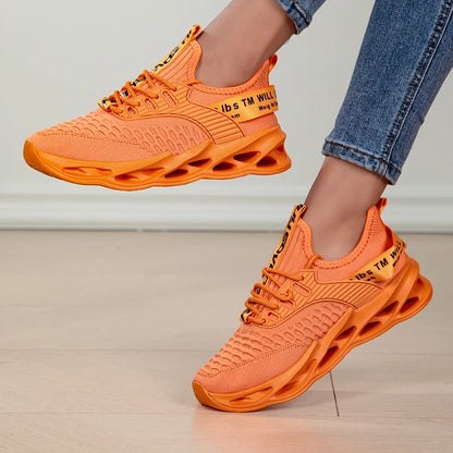 Zapatillas deportivas de moda para mujer, zapatillas con plataforma, zapatos planos de primavera-invierno, zapatillas de running para mujer, tallas grandes, 43