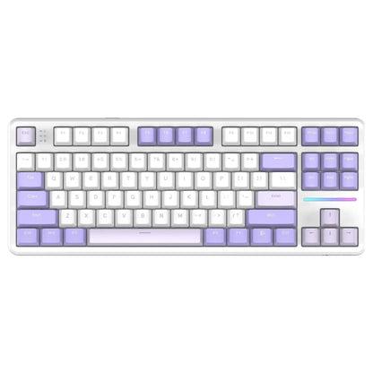 Attack Shark X87 Wireless Mechanical Keyboard, Hot Swappable Gasket Gaming Keyboard RGB Backlit Gaming Keyboard, BT/2.4GHz/USB-C